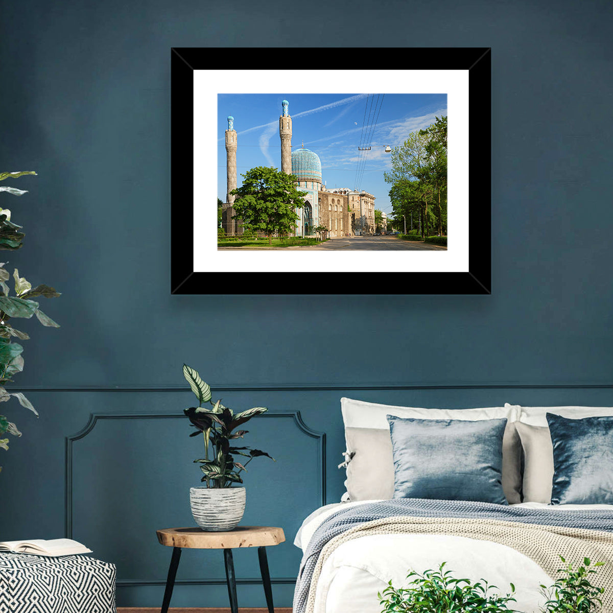 Saint Petersburg Mosque Blue Dome Wall Art