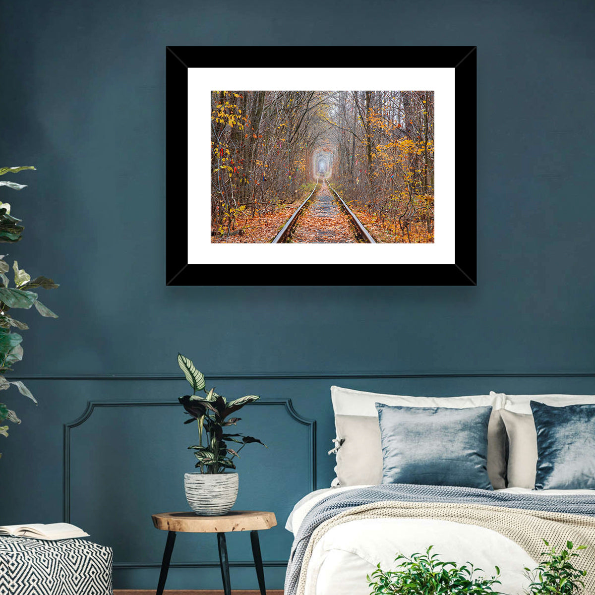 Klevan Tunnel of Love Wall Art in a room, landscape