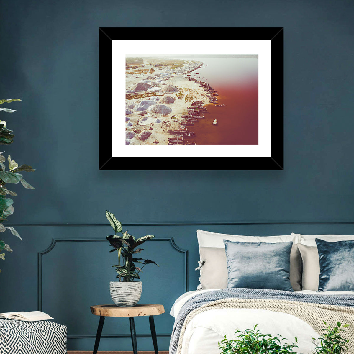 Lake Retba Aerial Wall Art