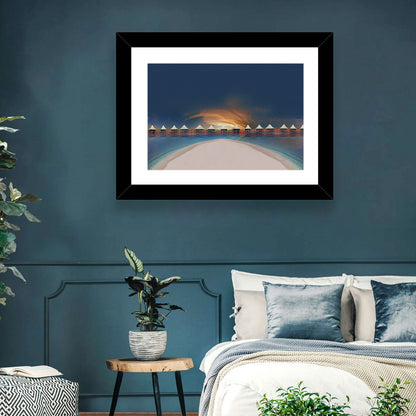 Beach Bungalows Wall Art
