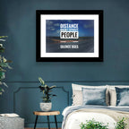 Silence Separates People Wall Art