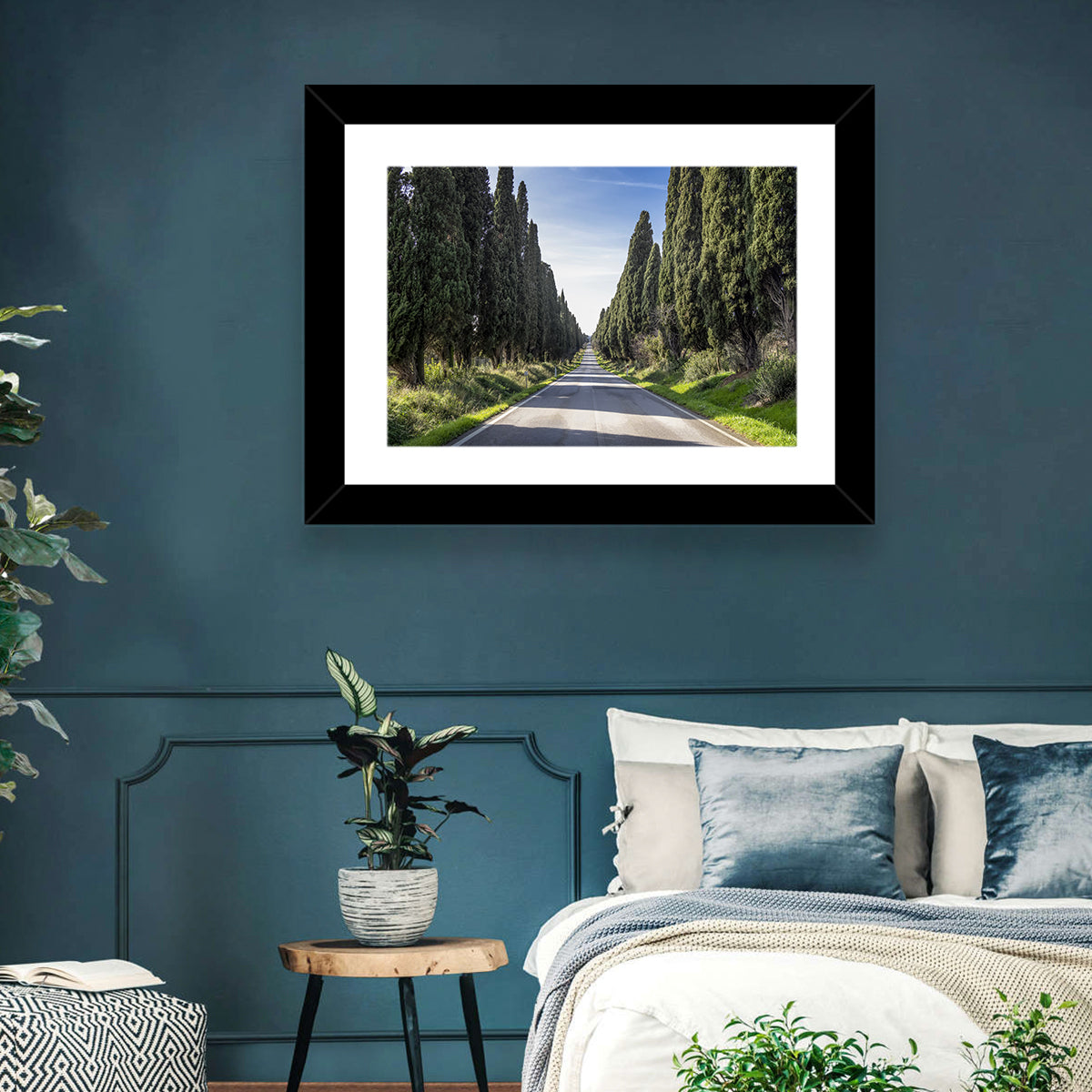 Avenue of Cypress Trees Wall Art