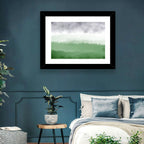Misty Green Fields Wall Art