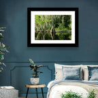 Bald Cypress and Great Blue Heron Wall Art