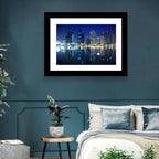 Benjakitti Park Night Skyline Wall Art