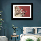 Wooden Boats on Lake Retba Wall Art