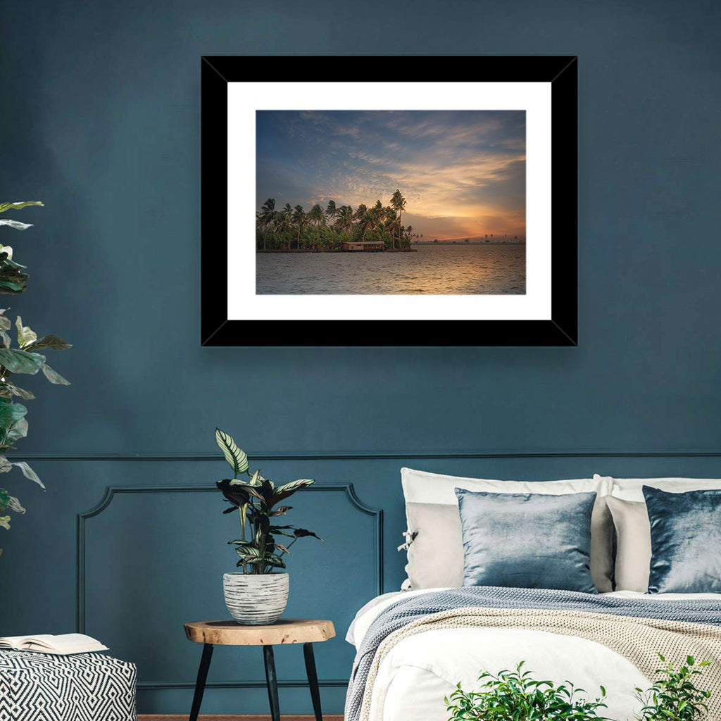Vembanad Lake Sunset Wall Art
