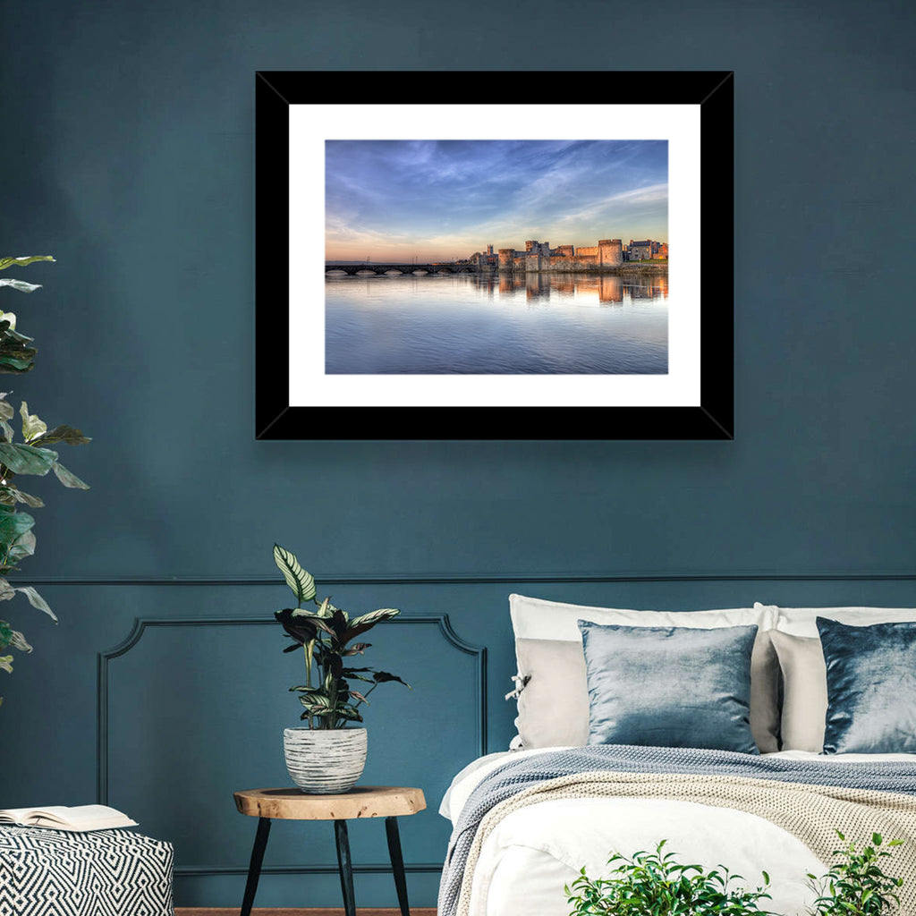 King John's Castle at Sunset Wall Art