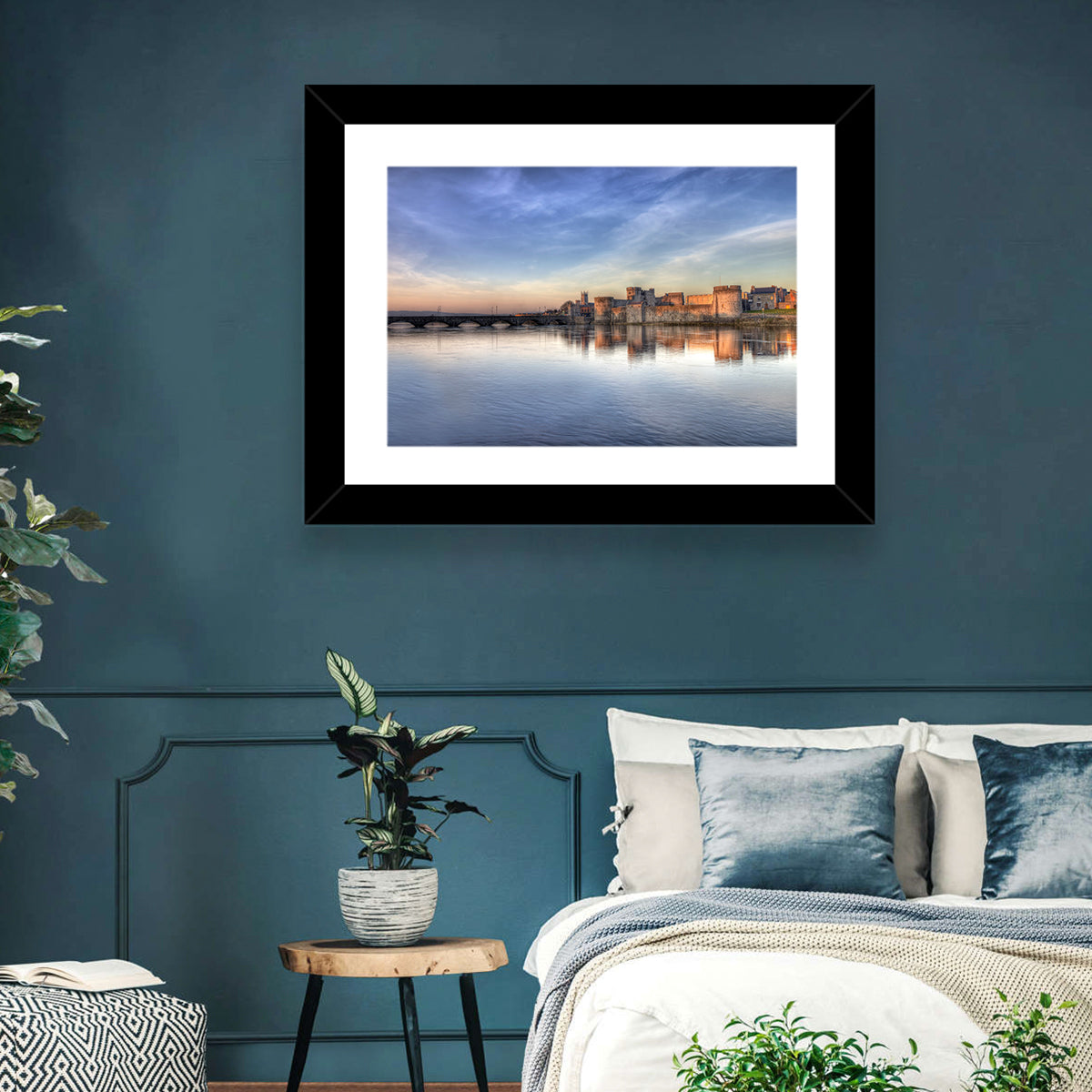 King John's Castle at Sunset Wall Art