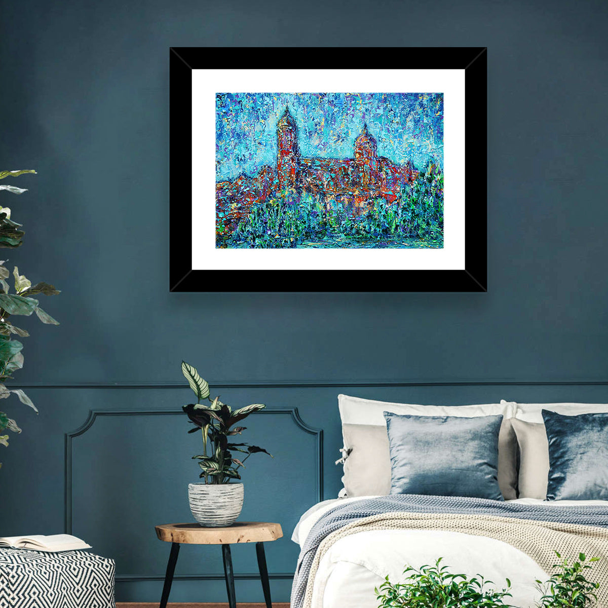 Salamanca Dual Domes Reflection Wall Art in a room, landscape