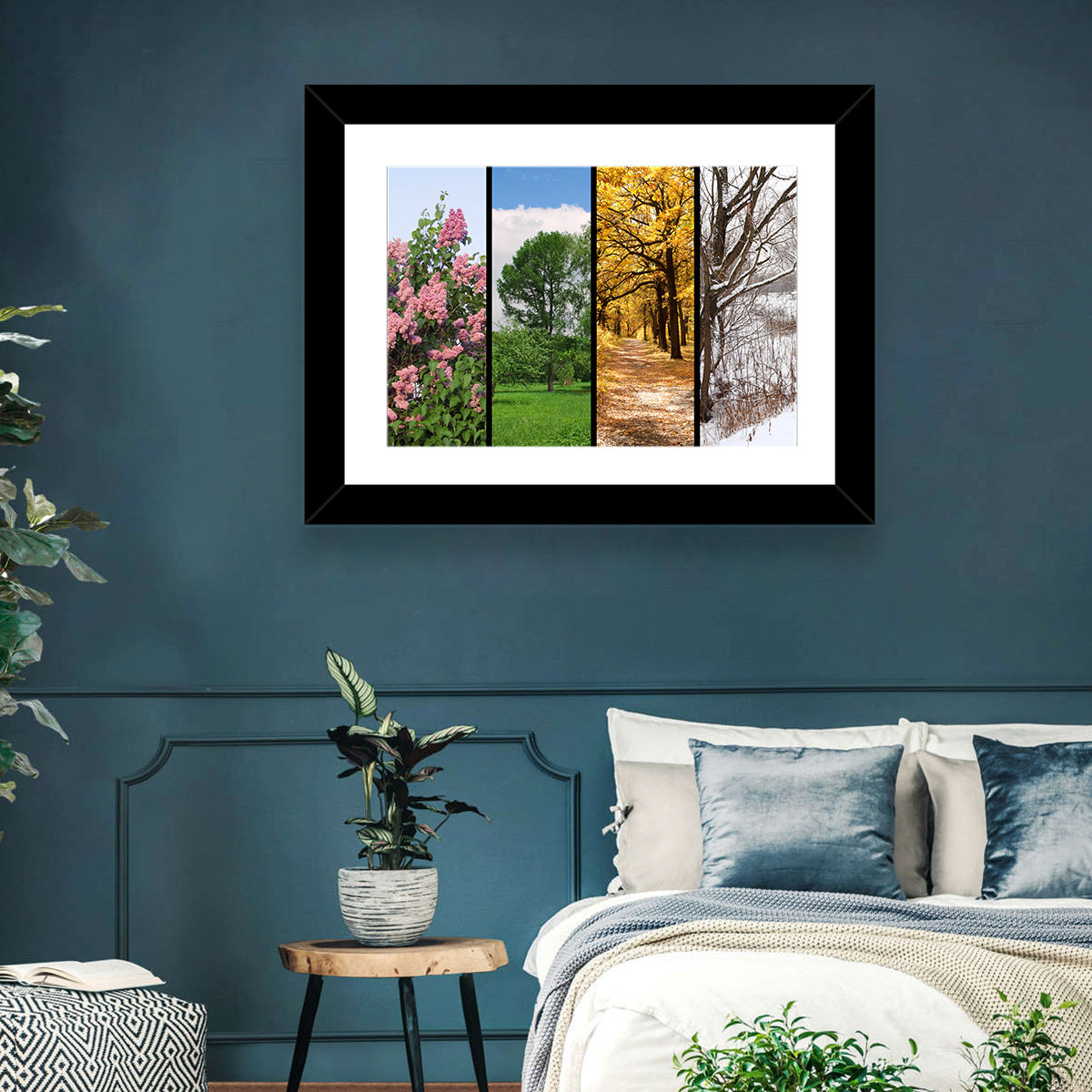 Four Seasons Trees Wall Art