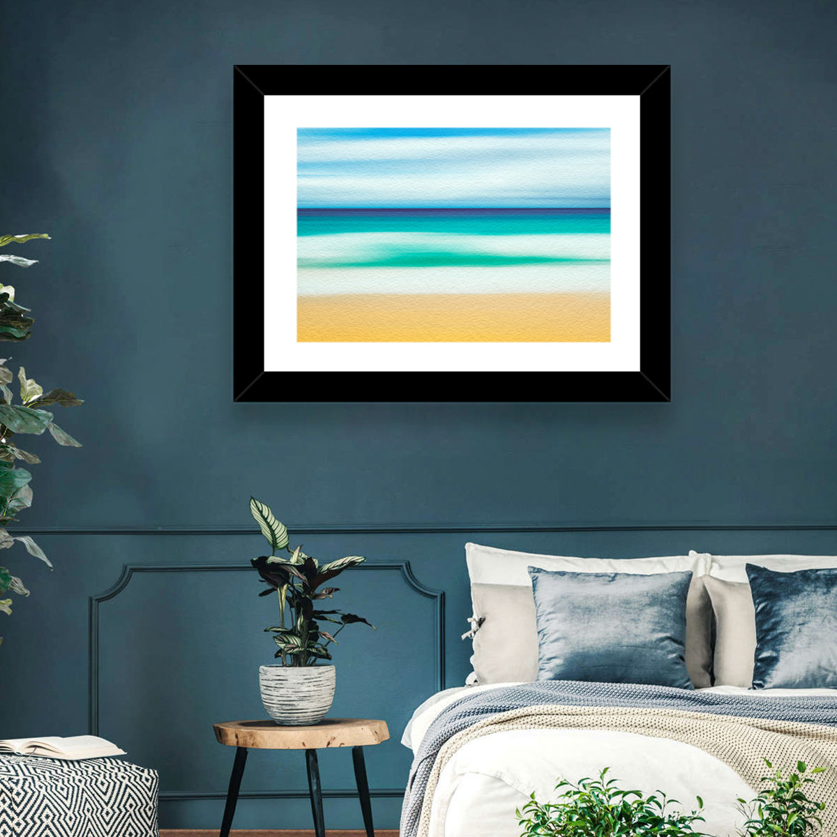 Sand and Surf Abstraction Wall Art