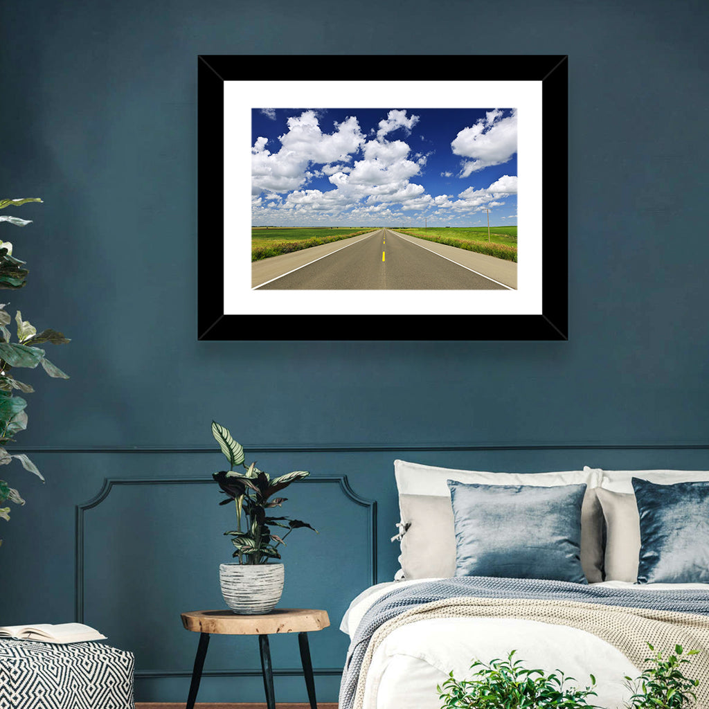 Saskatchewan Prairie Highway Wall Art