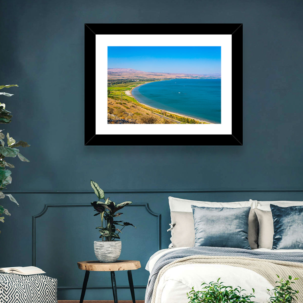 Sea of Galilee, Tiberias Wall Art in a room, landscape