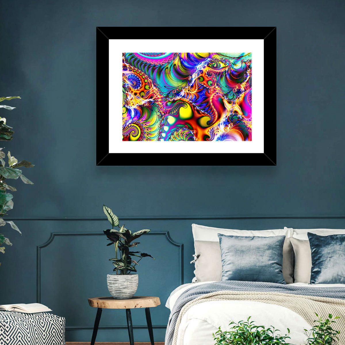 Digital Colored Abstract Wall Art