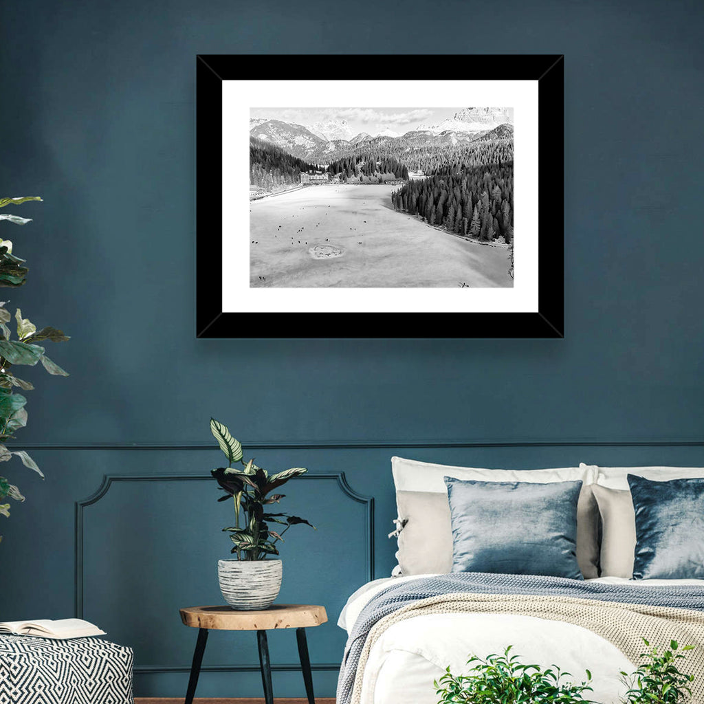 Dolomites at Lago Di Misurina Wall Art