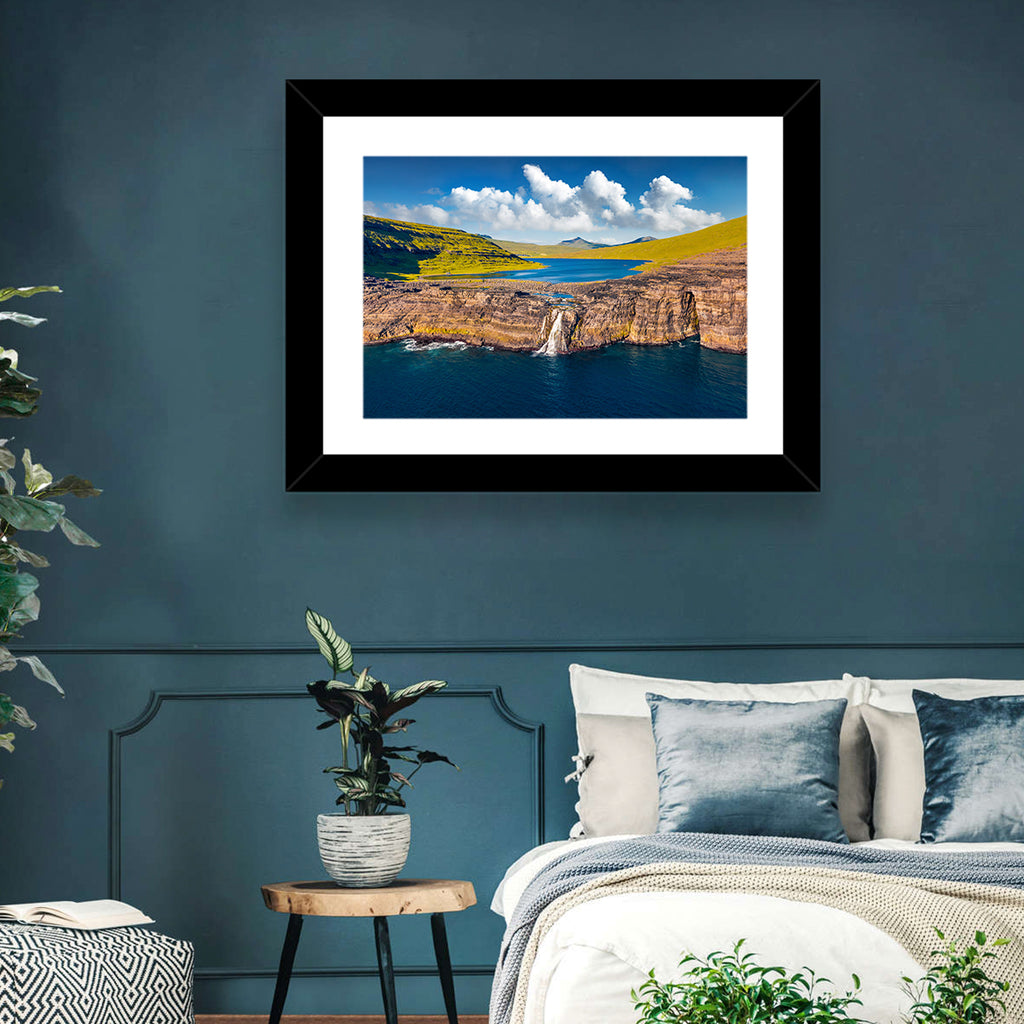 Mulafossur Waterfall Gasadalur Wall Art