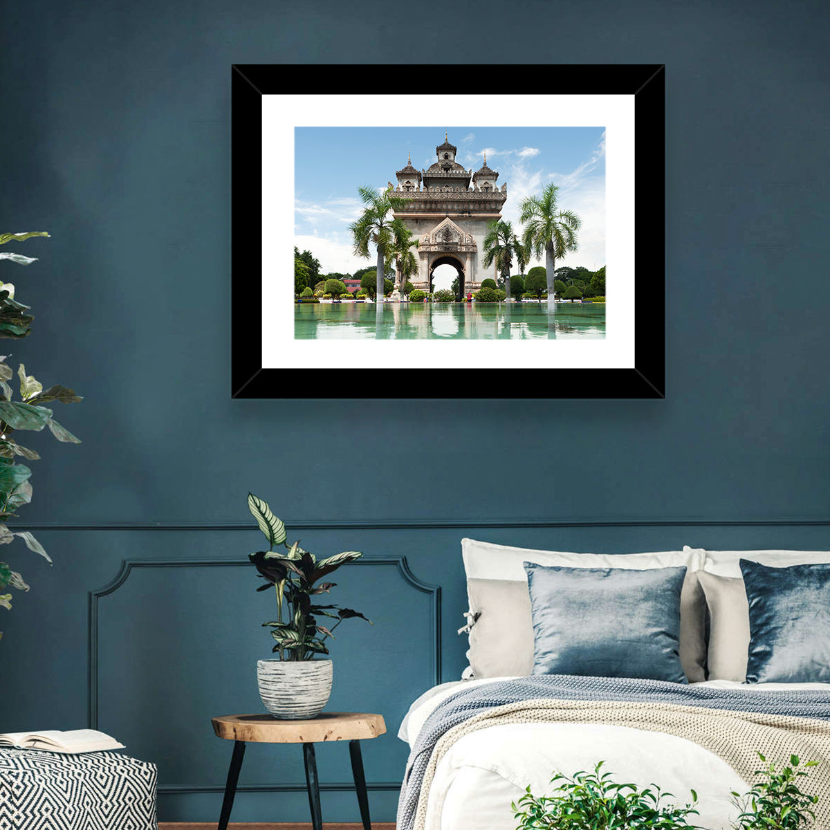 Patuxai Victory Gate Vientiane Wall Art in a room, landscape