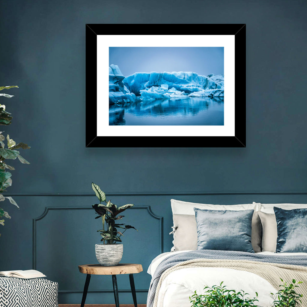 Icebergs in Jokulsarlon Wall Art