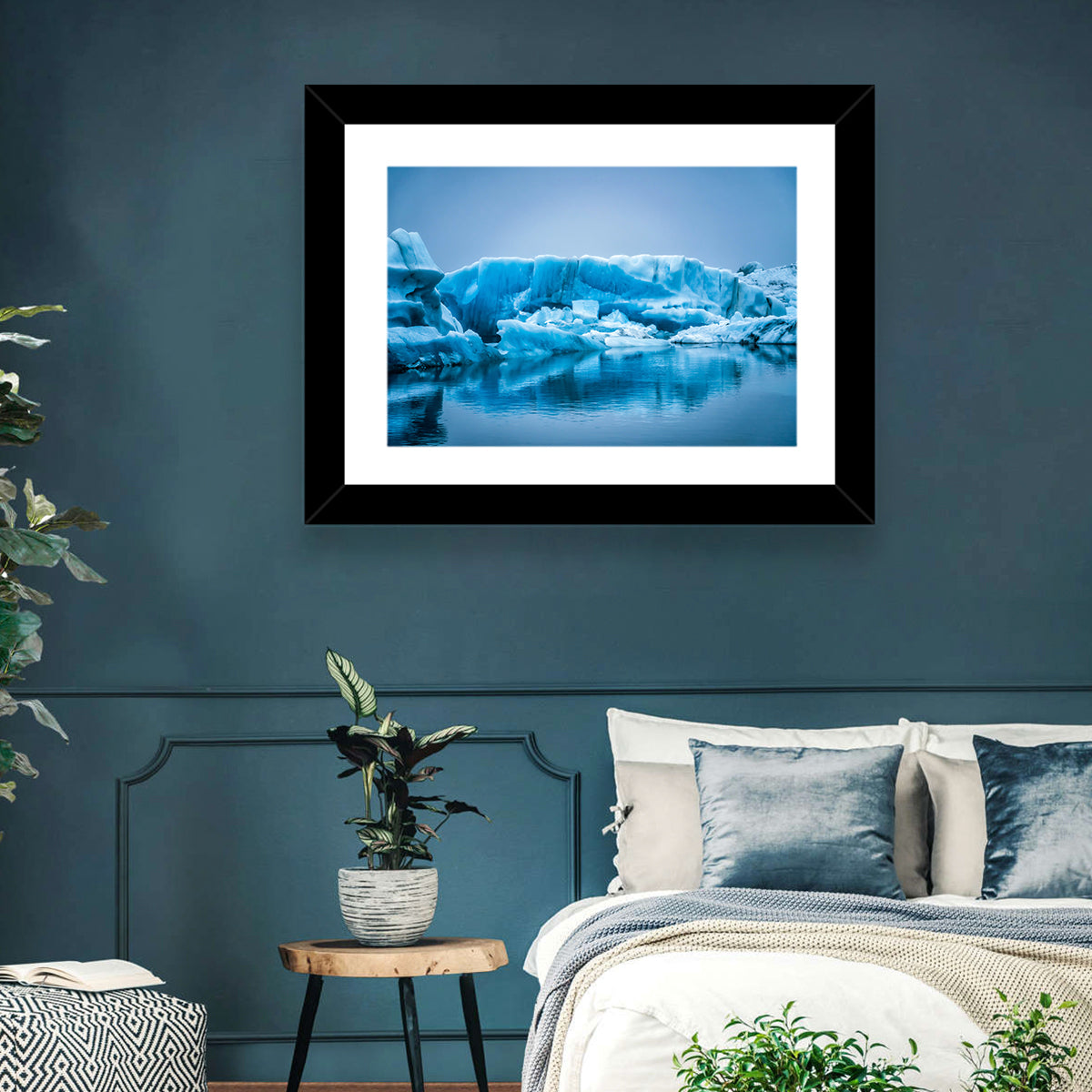 Icebergs in Jokulsarlon Wall Art