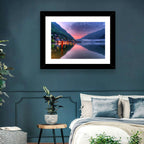 Hallstatt Mountain Village Wall Art