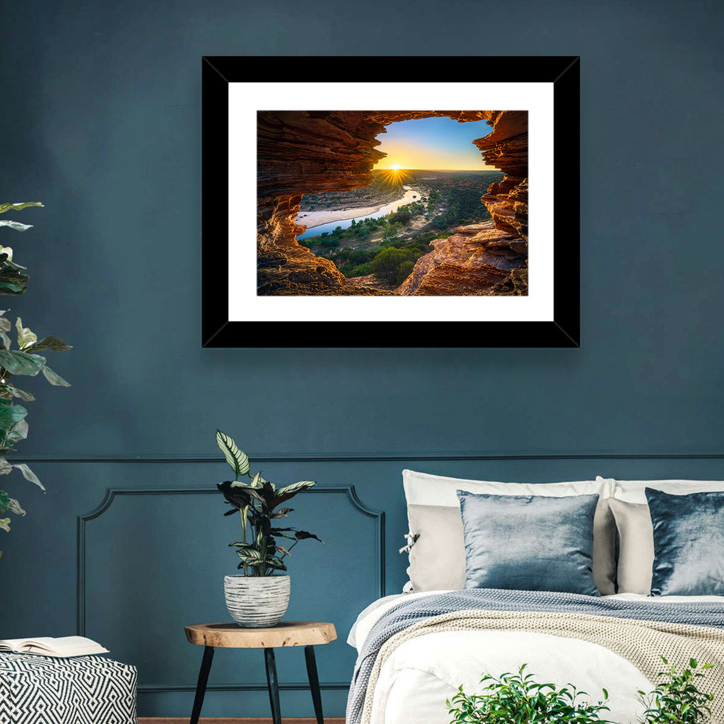 Nature's Window Sunrise, Kalbarri Wall Art