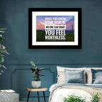 When You Know Your Worth, Golden Hour Wall Art