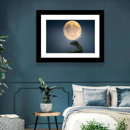 Moon & Broken Ship Wall Art