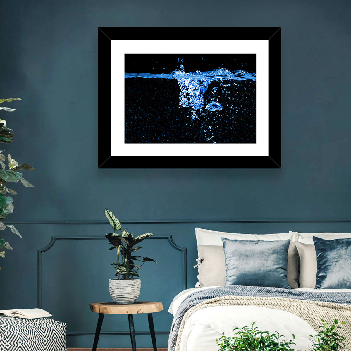 Underwater Bubble Motion Wall Art