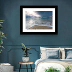 Haukland Beach Winter Light Wall Art