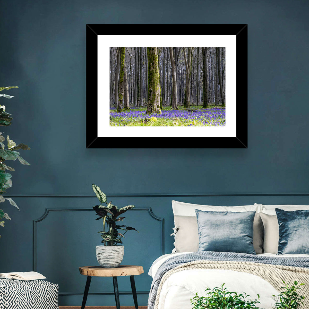 Bluebell Beechwood Grove Wall Art