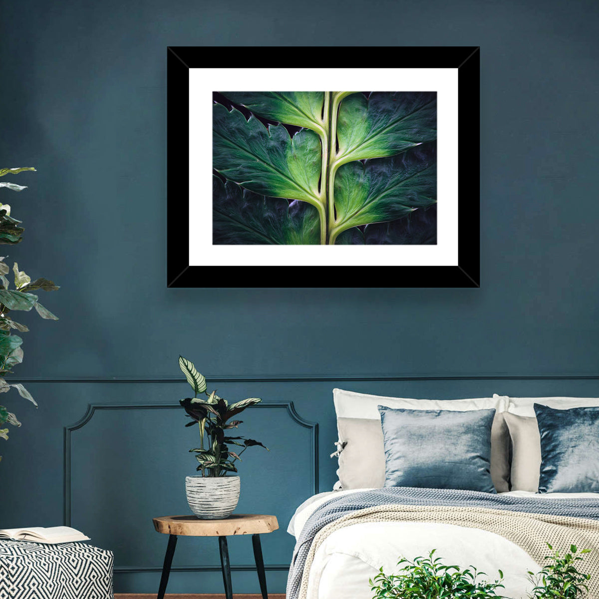 Fern Stem Macro Study Wall Art