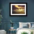 Mont-saint-michel Castle at Dusk Wall Art