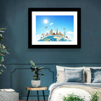 World Monuments Montage Wall Art