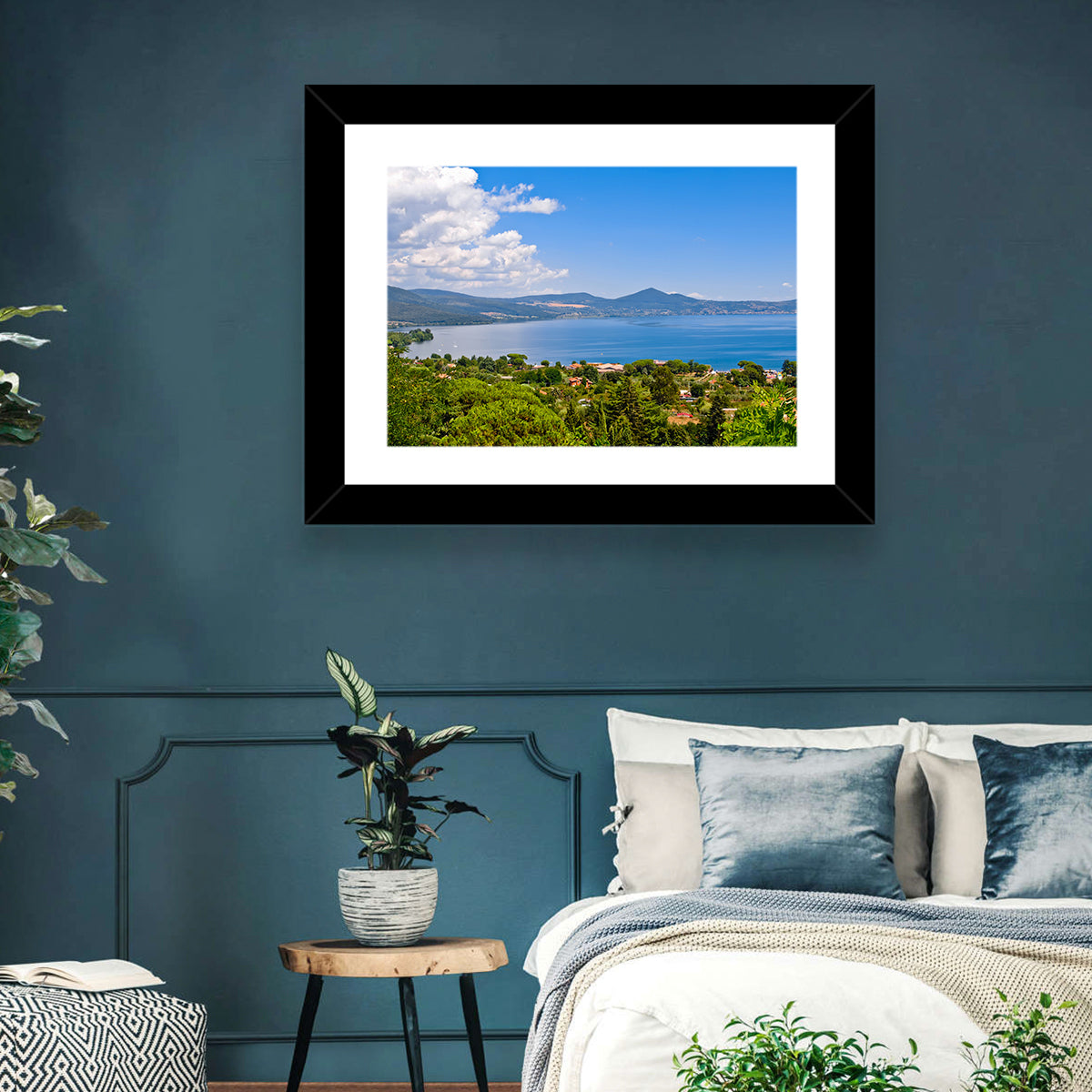 Lake Bracciano View Wall Art