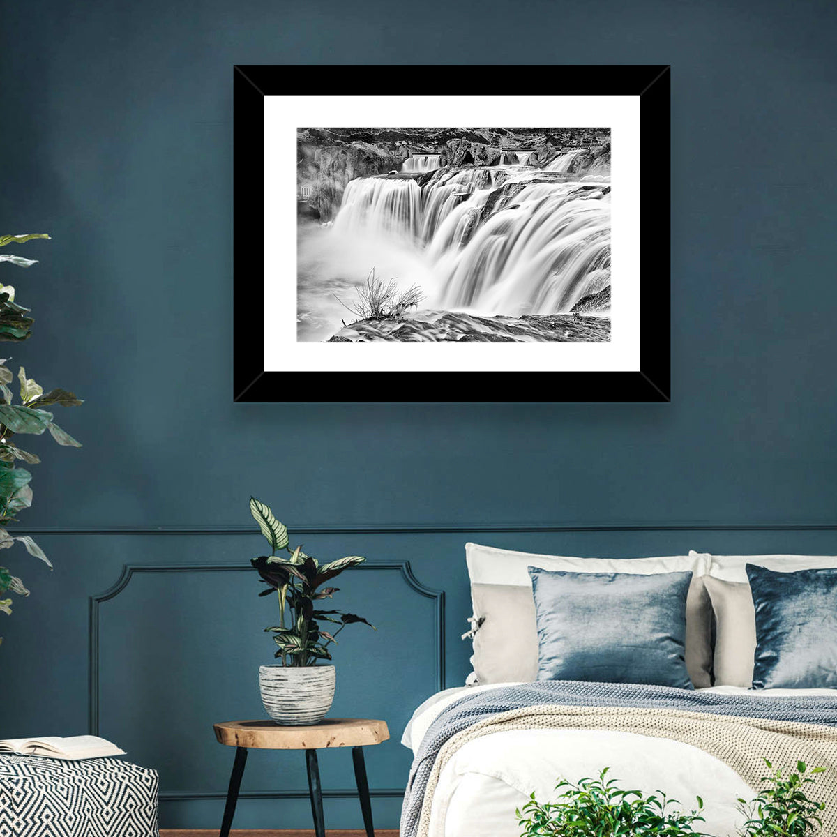 Shoshone Falls, Twin Falls Wall Art in a room, landscape