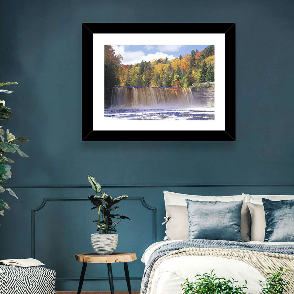 Tahquamenon Falls Autumn Waterfall Wall Art