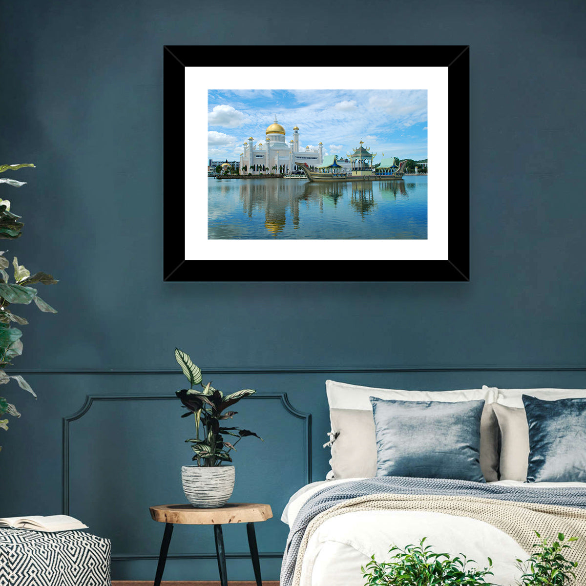 Sultan Omar Ali Saifuddien Mosque Wall Art in a room, landscape