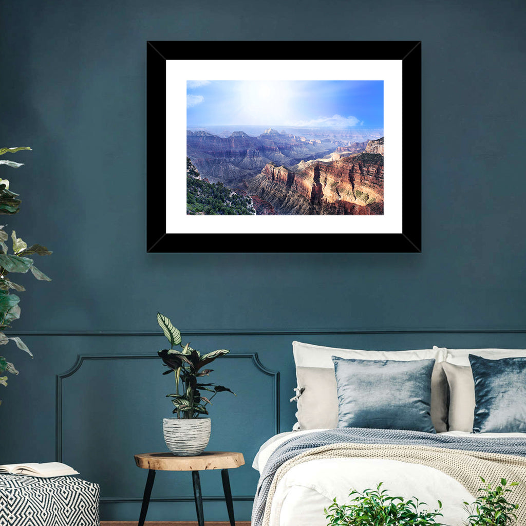 Grand Canyon Sunlit Vista Wall Art