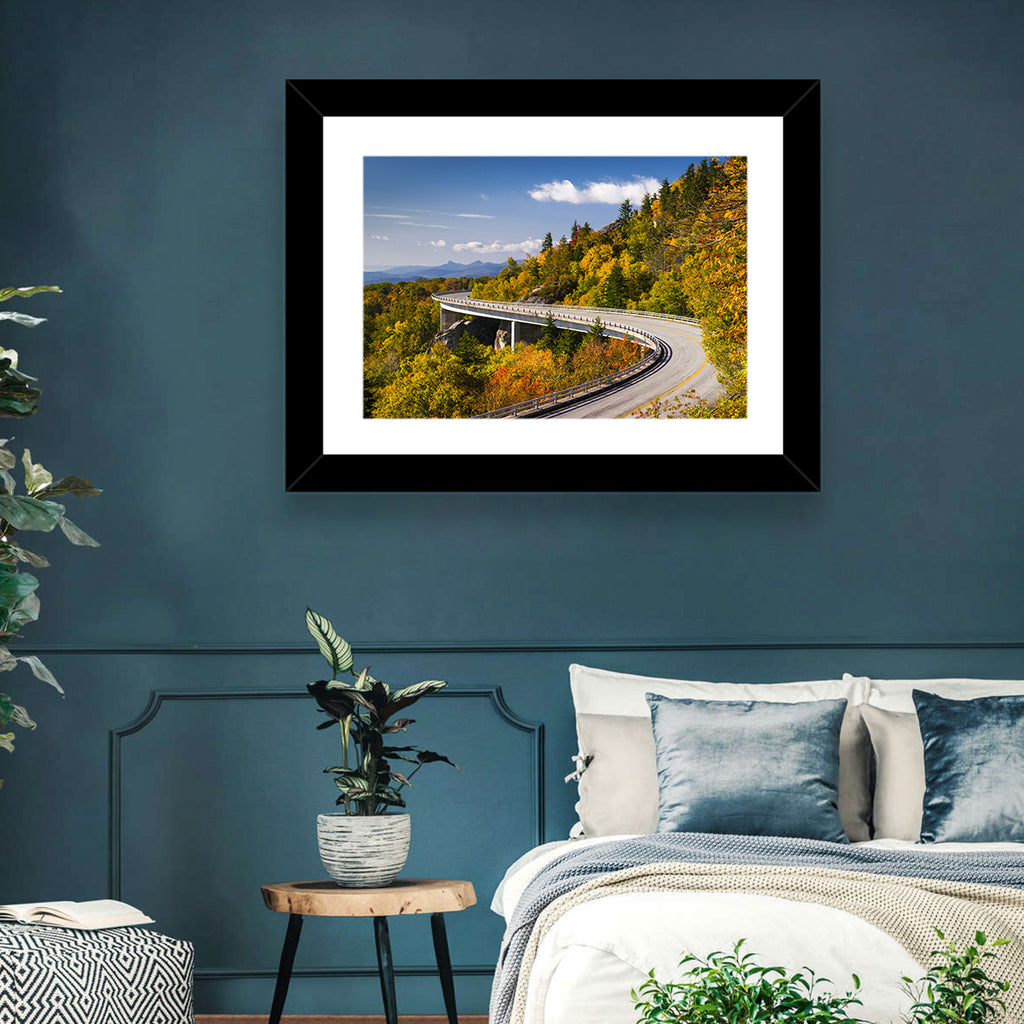 Linn Cove Viaduct at Grandfather Mountain Wall Art