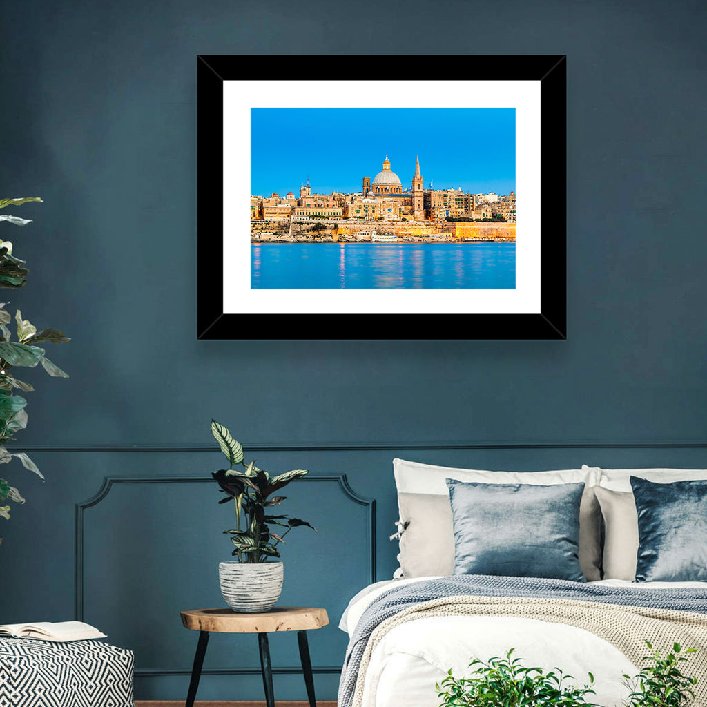 Valletta Waterfront Skyline Wall Art