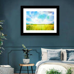 Watercolor Wildflower Field Wall Art