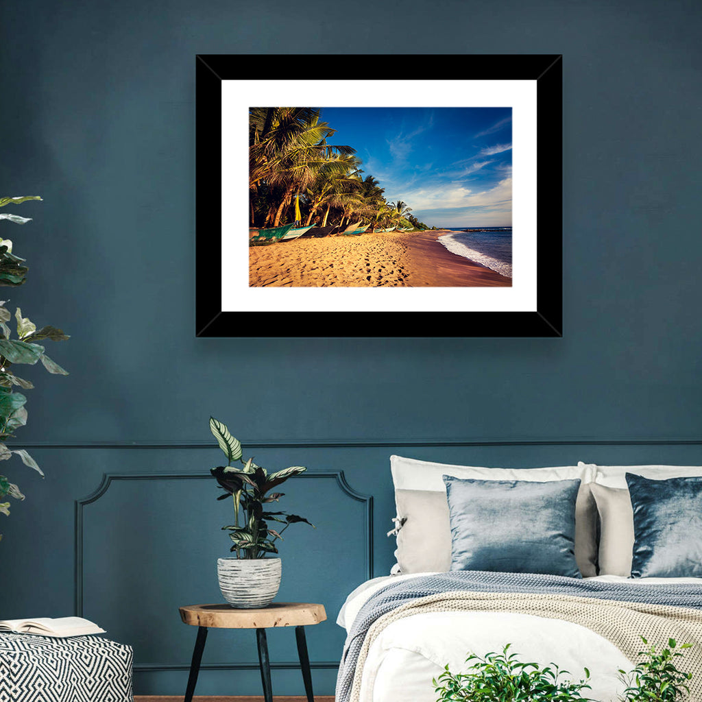 Mirissa Beach Morning Light Wall Art