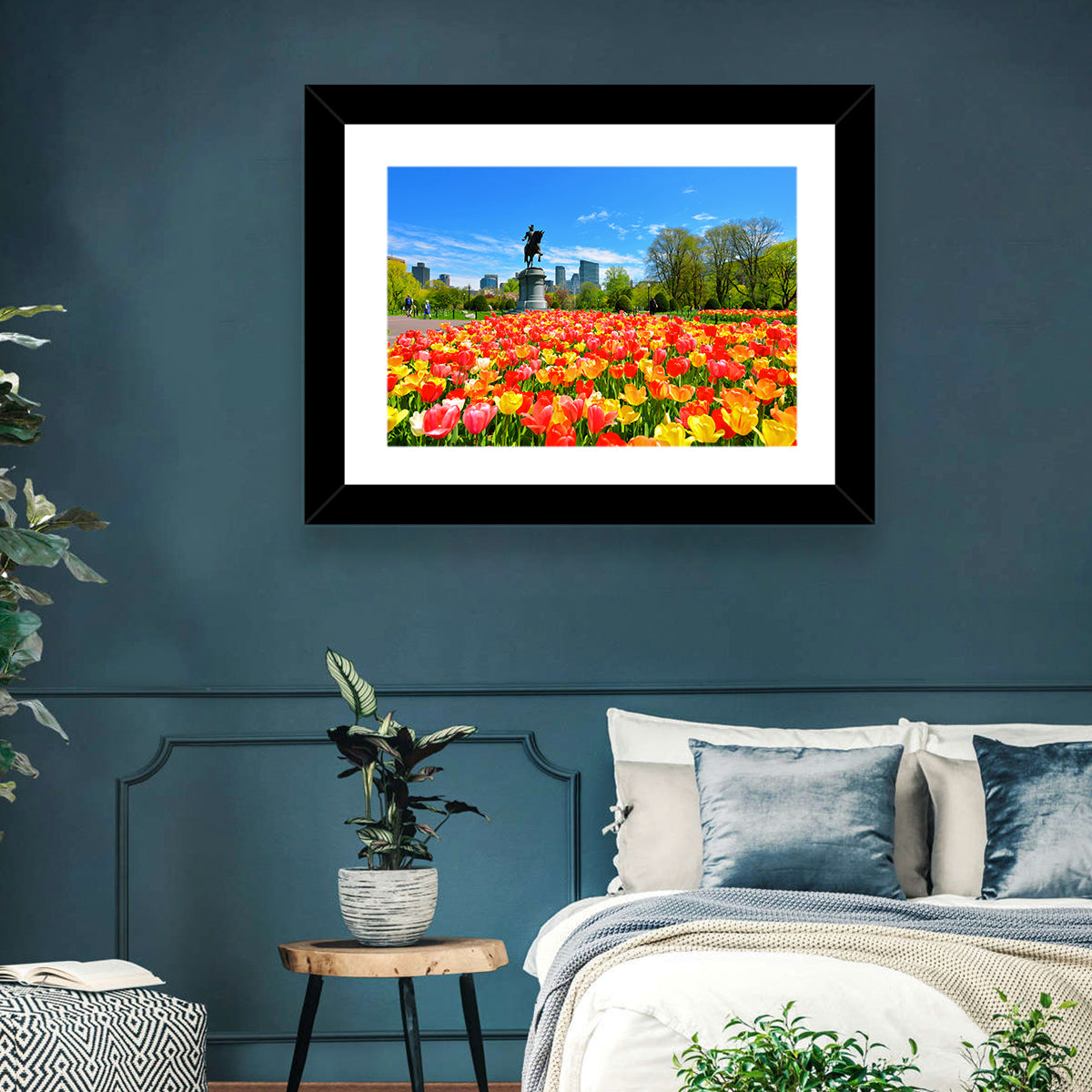 Boston Public Garden Tulips Wall Art