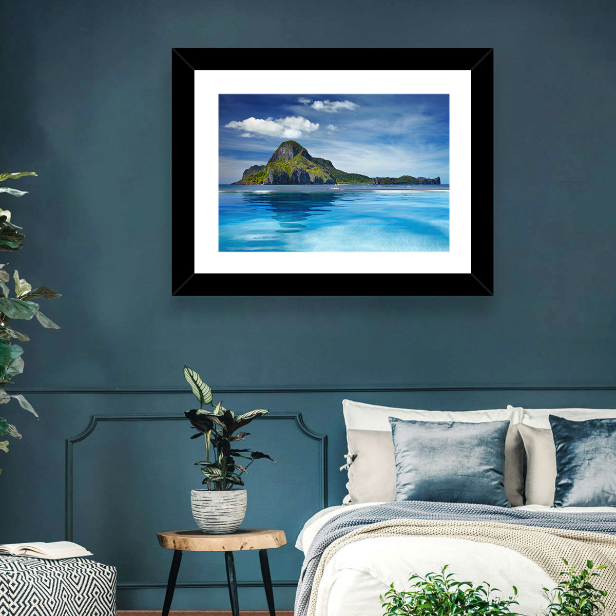 Cadlao Island Wall Art in a room, landscape
