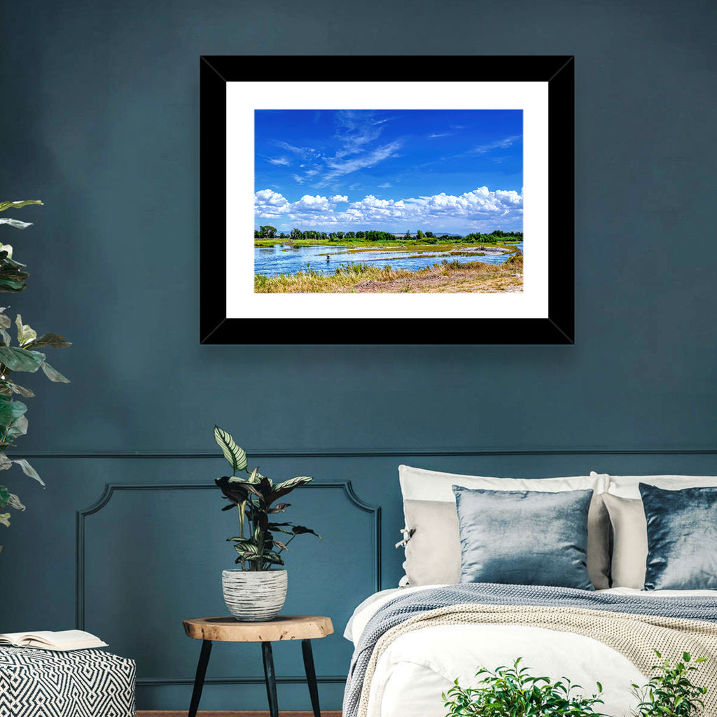 Snake River Fly Fishing, Idaho Wall Art