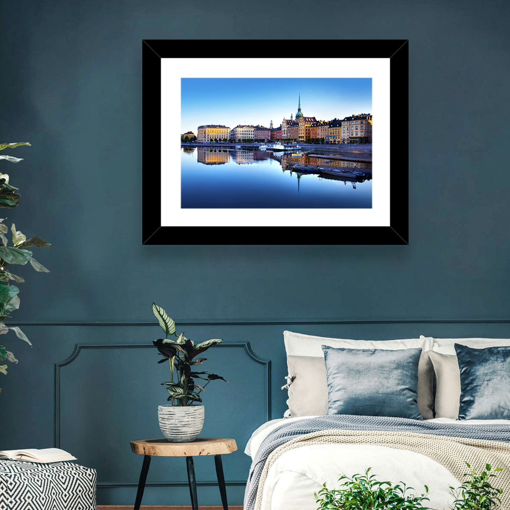 Gamla Stan Stockholm Skyline Wall Art