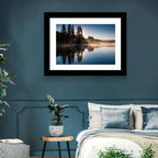 Spruce Knob Lake Morning Mist Wall Art