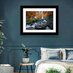 Konglan Autumn Waterfall Wall Art