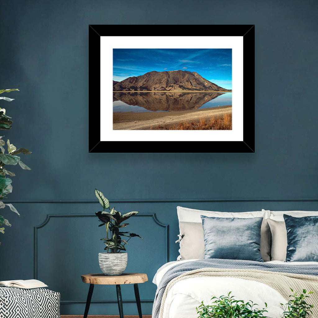 Rocky Peak Reflection, Kluane Lake Wall Art